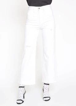 NOEND Denim Queen Wide Leg Crop Jeans