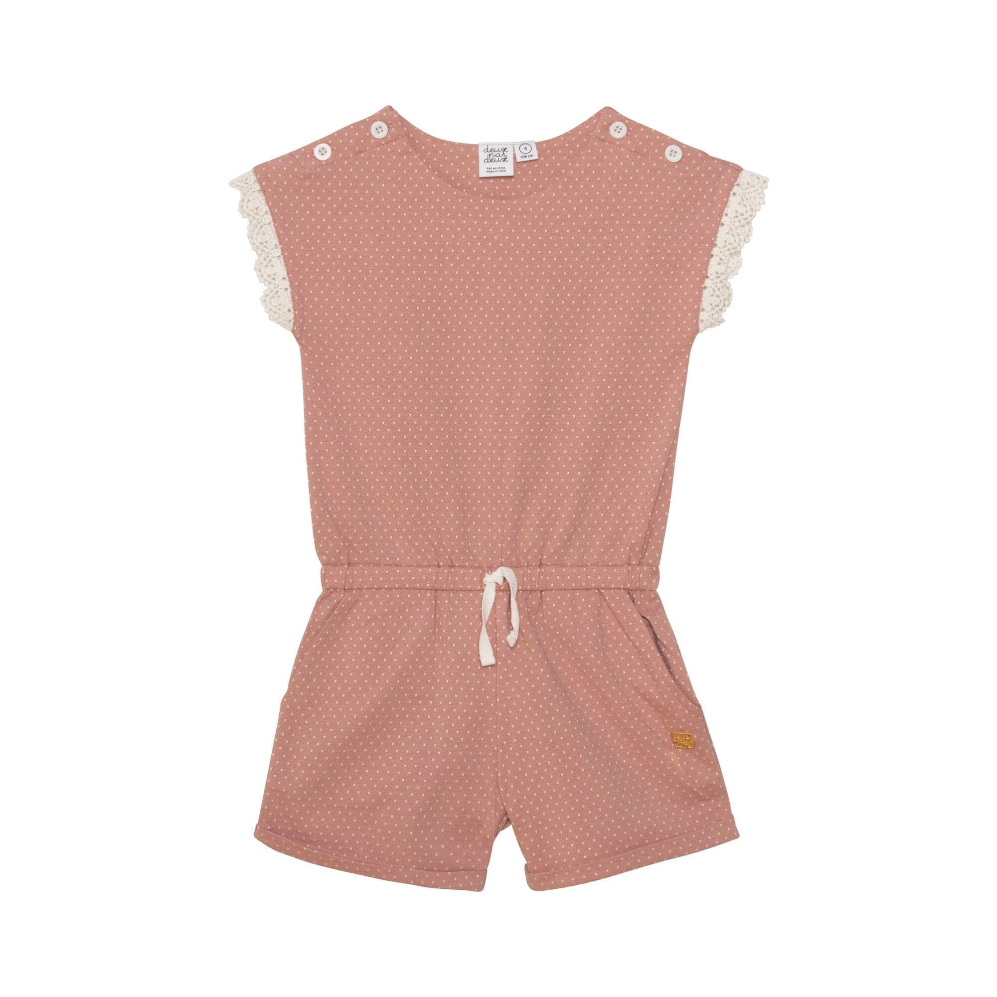 Deux Par Deux Inted Jumpsuit With Lace - Image 4