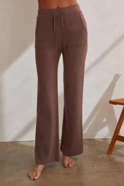 Crescent Mavis Knit Wide Leg Lounge Pants