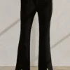 Crescent Noelle Front Slit Flare Pants
