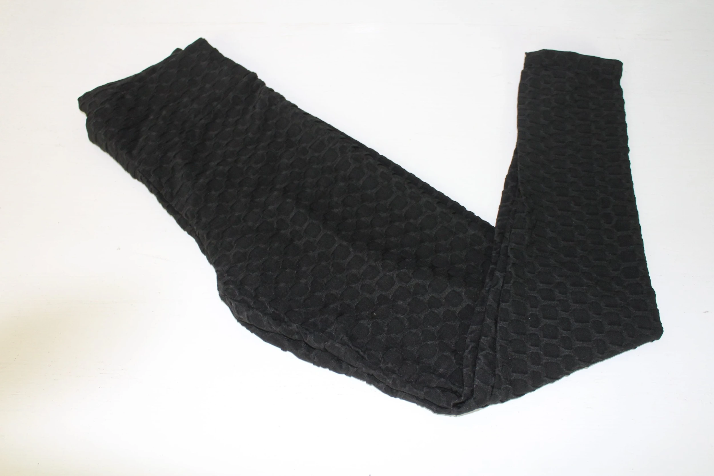 SOBEYO Womens' Legging Bubble Stretchable Fabric Yoga Fitness Work-out Sport Black - Image 2