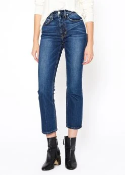 NOEND Denim Bristol Kick Flare In Audrey