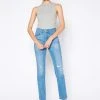 NOEND Denim Claude Ankle High Rise Straight Jeans