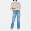 NOEND Denim Farrah Kick Flare Jeans In Oxford