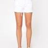 NOEND Denim Muse Shorts In White