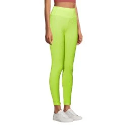 SOBEYO Womens' Legging Bubble Stretchable Lime