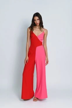 Hutch Yasmin Jumpsuit - Red/Pink