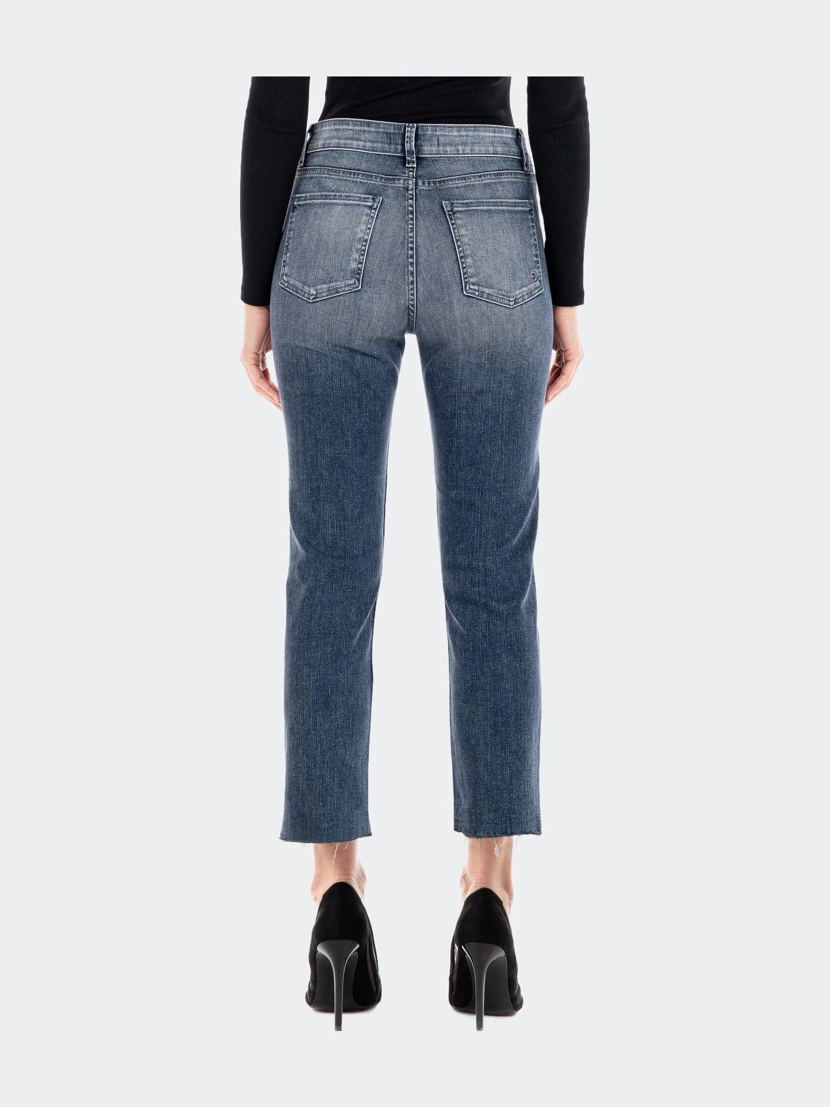 Fidelity Denim Cher Jeans - Ivy Blue - Image 3