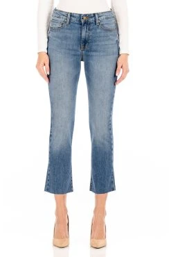 Fidelity Denim Juniper Crop Fit Jeans - Birch Blue