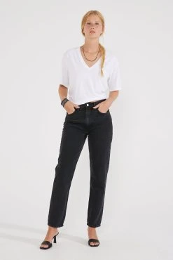 ETICA Finn Slim Straight - Black Rock