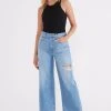 ETICA Devon Wide Leg Crop Jeans - Desert Breeze