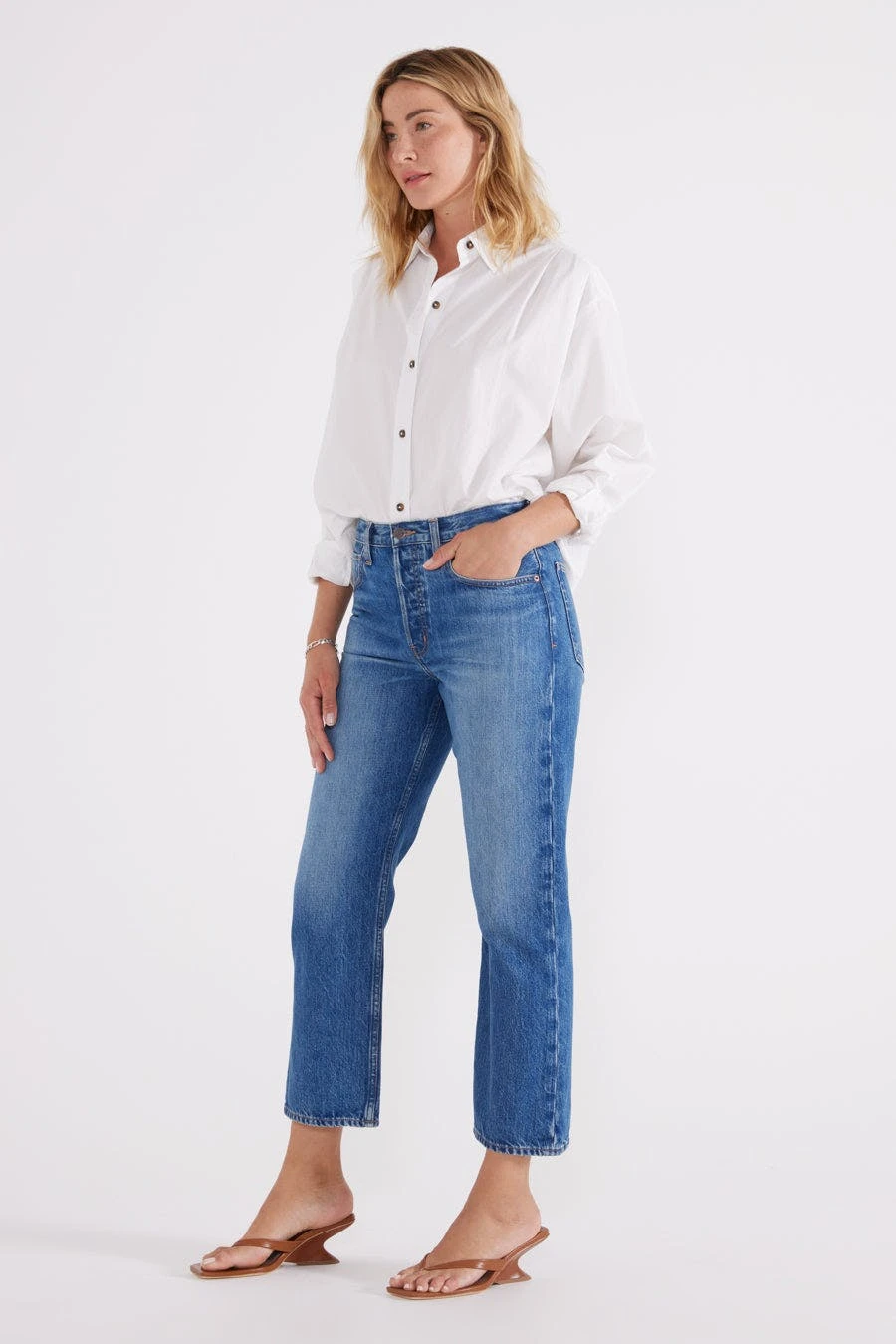 ETICA Josie Mid Rise Crop Jeans - Image 3