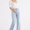 ETICA Estilia Pintuck Trouser - Blue Reef