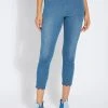 Lysse Scallop Edge Ankle Denim Legging