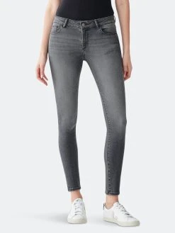 DL1961 Florence Skinny Mid Rise Instasculpt Ankle | Drizzle