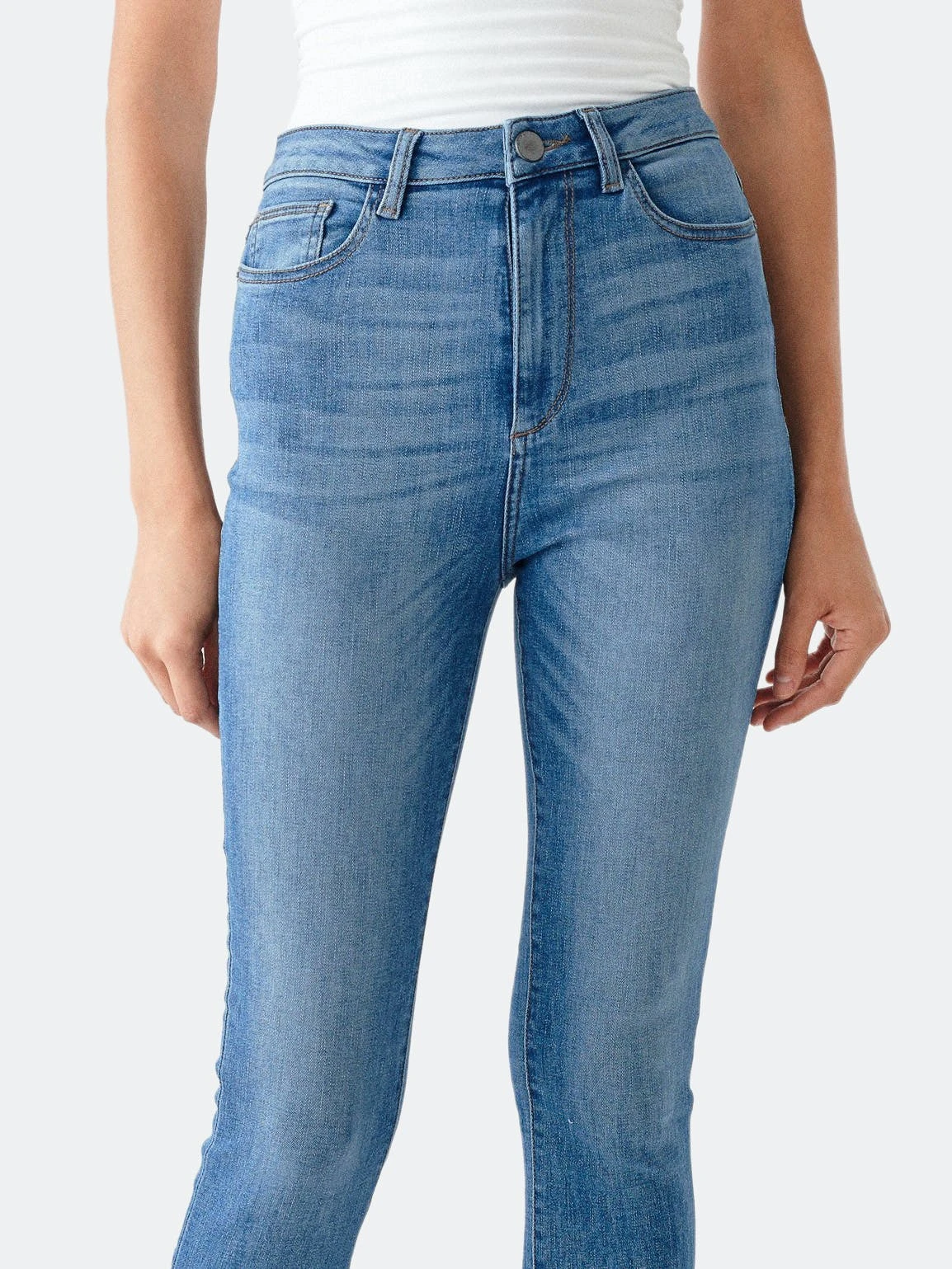 DL1961 Chrissy Skinny Ultra High Rise Instasculpt Ankle | Weymouth - Image 7