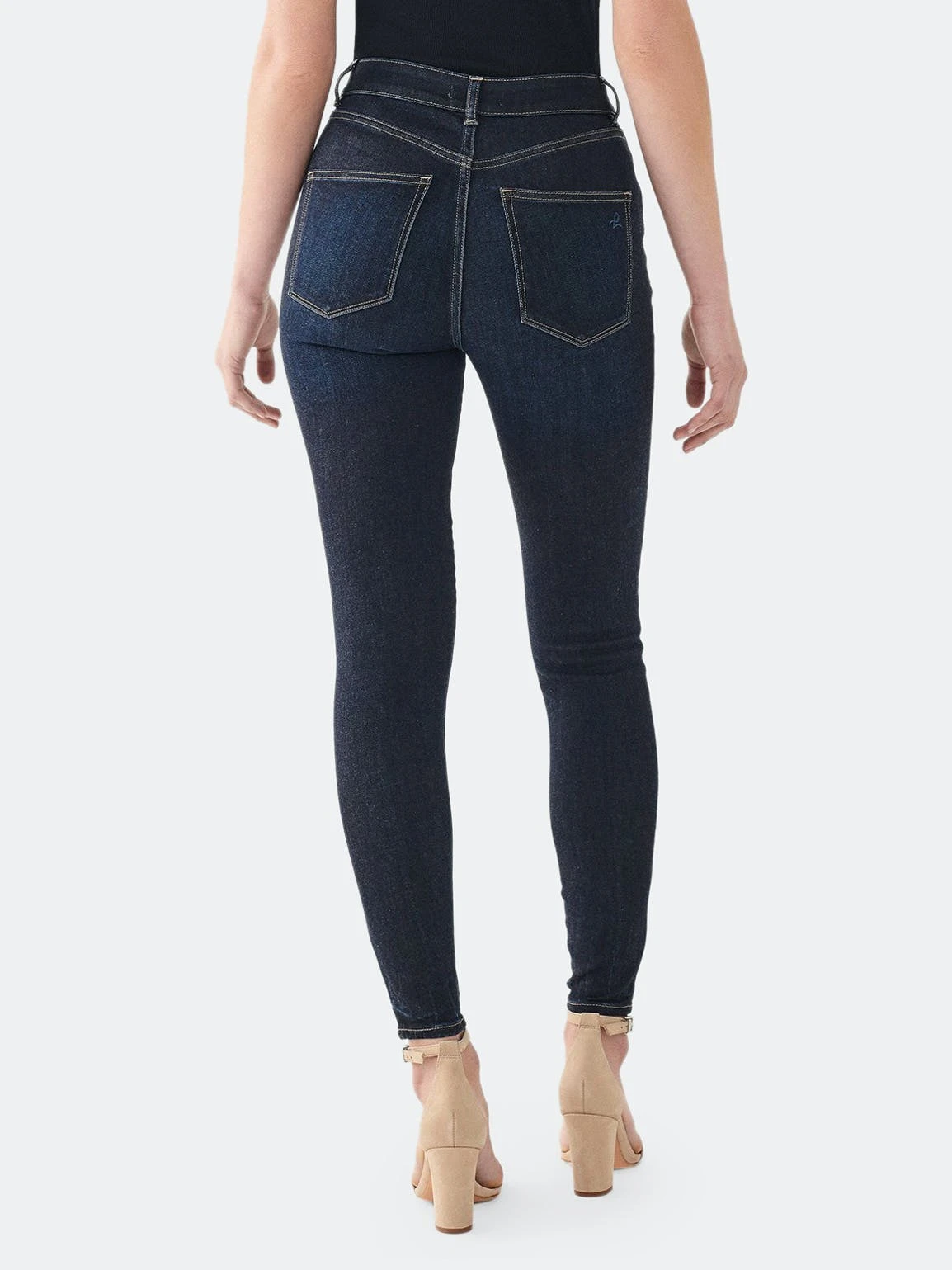 DL1961 Farrow Skinny High Rise Instasculpt Ankle | Willoughby - Image 5