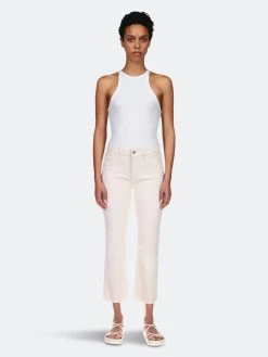 DL1961 Patti Straight High Rise Vintage | Ecru