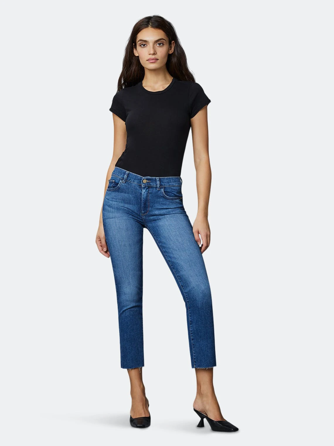 DL1961 Mara Straight Mid Rise Instasculpt