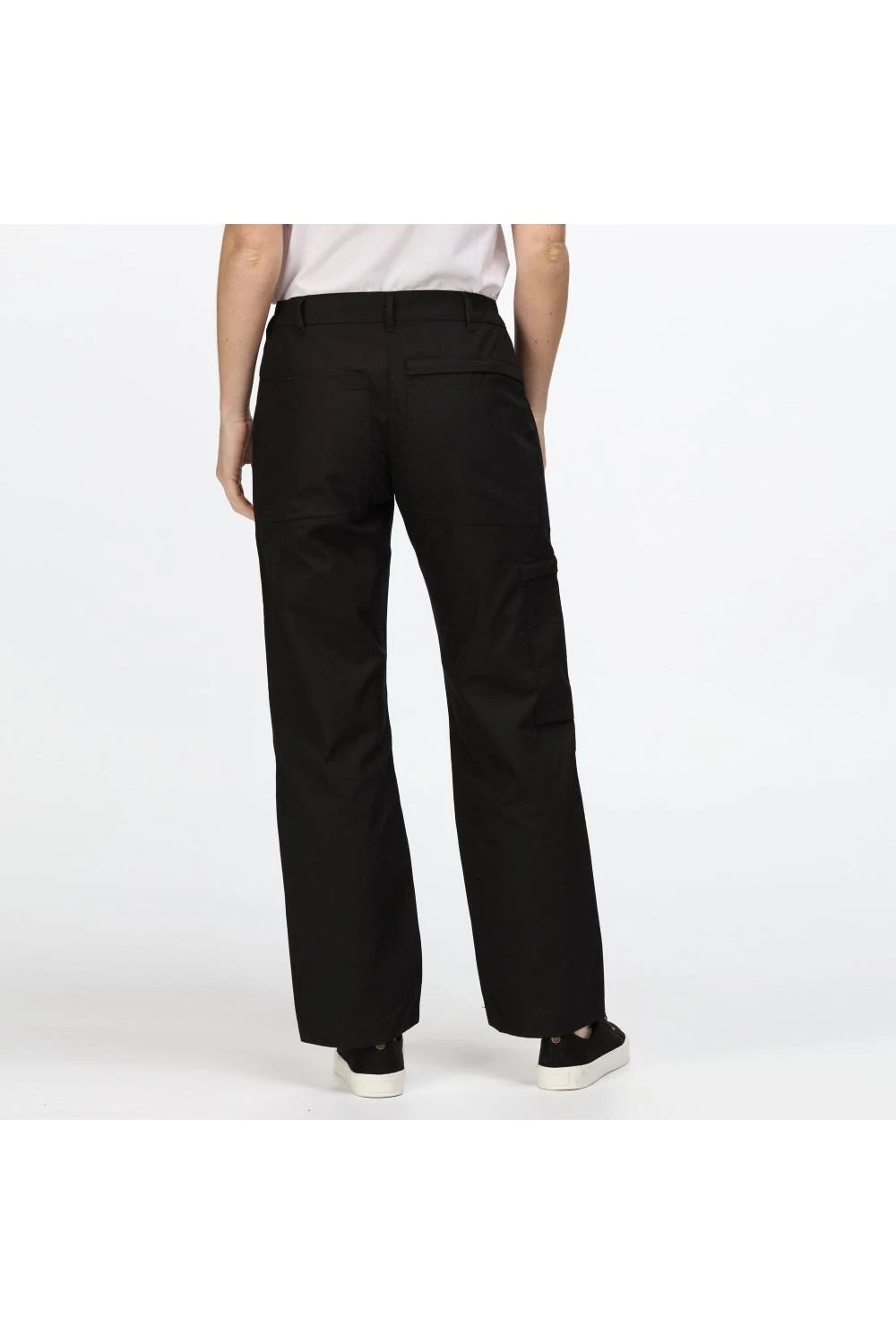 Regatta Womens/Ladies New Action Water Repellent Pants/Bottoms (Black) - Image 3