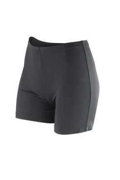 Spiro Womens/Ladies Softex Stretch Sports Shorts (Black)