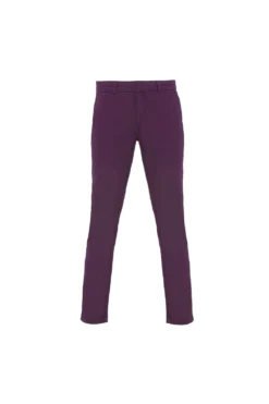 Asquith & Fox Womens/Ladies Casual Chino Trousers (Purple)