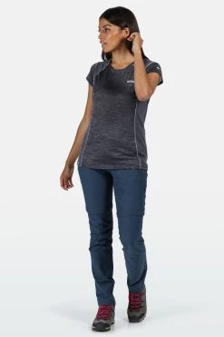 Regatta Womens/Highton Zip Off Walking Pants - Seal Gray