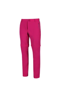 Regatta Womens/Highton Zip Off Walking Pants (Dark Cerise)
