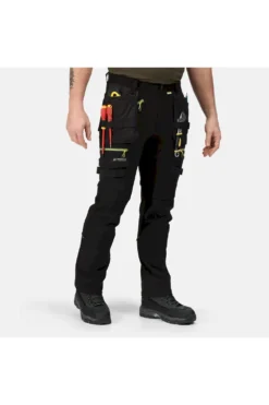 Regatta Mens Infiltrate Softshell Stretch Work Trousers - Black