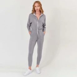 Lezat Restore Soft Terry Jumpsuit Jumpsuits & Rompers Ultimate Gray