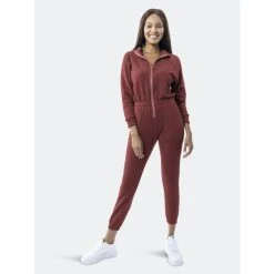 Lezat Restore Soft Terry Jumpsuit - Masala Jumpsuits & Rompers