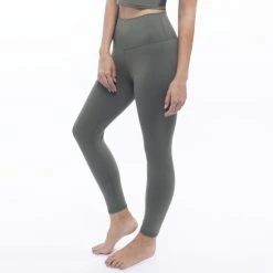 Lezat Elevate 7/8 High Waisted Legging - Cactus Leggings Grey