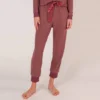 Lezat Liza Cozy Jogger Pants Mauve